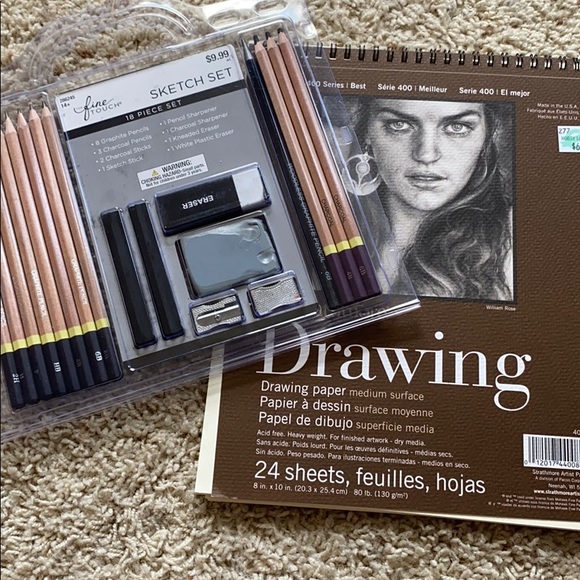 Fine Touch Other - Fine Touch Sketch Set and 23 sheet drawing paper